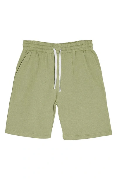 Fleece Factory Core Fleece Shorts In Sage Green