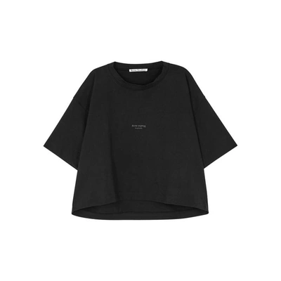 Acne Studios Cylea Black Cotton Top