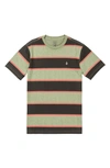 Volcom Kids' Bandstone Stripe T-shirt In Old Mill