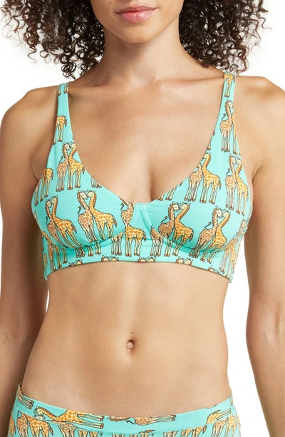 Meundies Feelfree Longline Bralette In Necking
