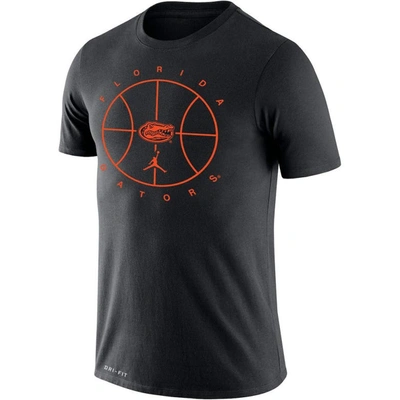 Jordan Brand Black Florida Gators Basketball Icon Legend Performance T-shirt