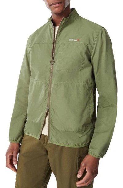 Barbour Tarbley Casual Tailored Fit Nylon Jacket In Olivine