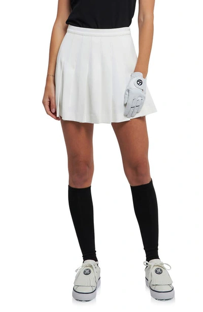 English Factory Pleated Tennis Skort In White