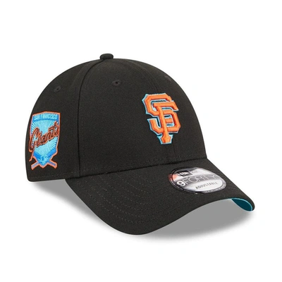 New Era Black San Francisco Giants 2023 Mlb Father's Day 9forty Adjustable Hat