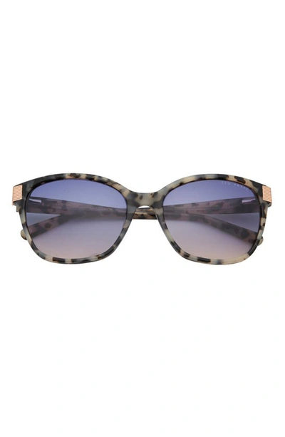 Ted Baker 56mm Cat Eye Sunglasses In Ivory