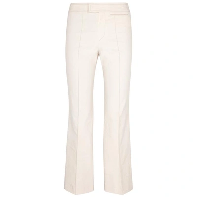 Isabel Marant Lyre Kick-flare Cotton Blend Trousers
