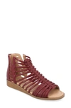 Journee Collection Journee Delilah Sandal In Wine