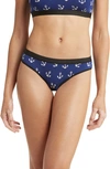 Meundies Print Bikini In Anchors Away