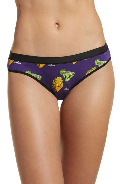 Meundies Print Bikini In Taco Chance On Me