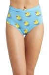 Meundies Feelfree High Waist Briefs In Give A Duck