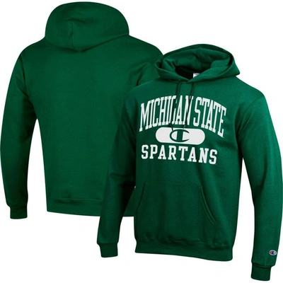 Champion Green Michigan State Spartans Arch Pill Pullover Hoodie