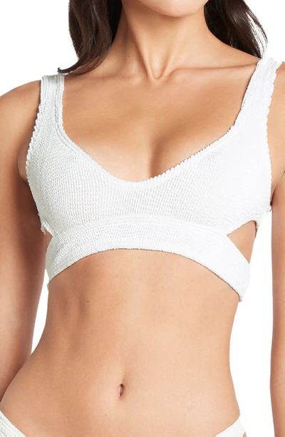 Bound By Bond-eye Nino Cutout Bikini Top In Optic White