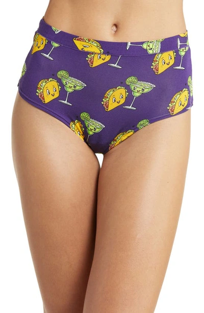 Meundies Feelfree High Waist Briefs In Taco Chance On Me