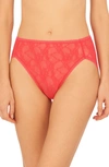 Natori Bliss Allure Lace French Cut Panties In Hibiscus