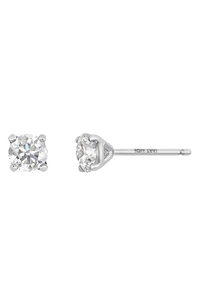 Bony Levy 14k Gold Prong Diamond Stud Earrings In 14k White Gold