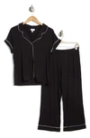 Nordstrom Rack Tranquility Cropped Pajamas In Black