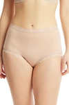 Hanky Panky High Waist Supima® Cotton Boyshorts In Chai