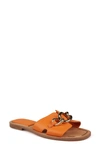 Zigi Nelissa Slide Sandal In Orange Lth