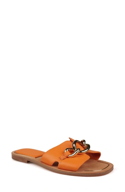 Zigi Nelissa Slide Sandal In Orange Lth