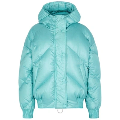 Ienki Ienki Dunlop Quilted Shell Bomber Jacket In Light Blue