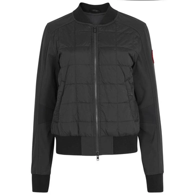 Canada Goose Hanley Quilted Shell Bomber Jacket In Black