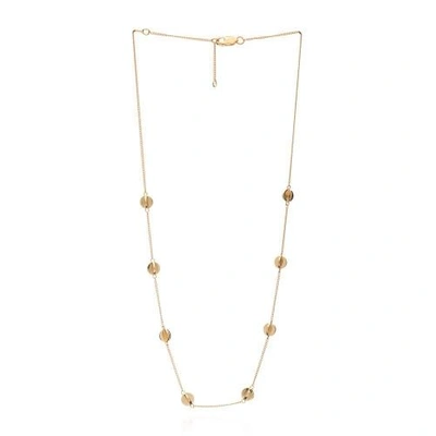 Rachel Jackson London Multi Orb Necklace In 22 Gold Plated