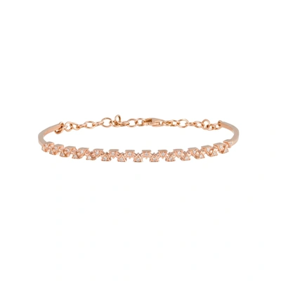 Daou Jewellery Sparks Bangle Rose Gold