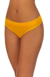 Dkny Litewear Seamless Thong In Mango