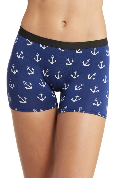 Meundies Boyshort Briefs In Anchors Away