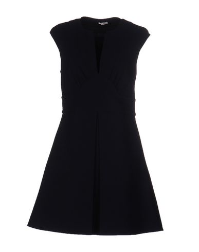 Miu Miu Short Dress In Dark Blue | ModeSens
