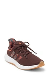Adidas Originals Cloadfoam Pure Running Shoe In Brown/brown/ Gum