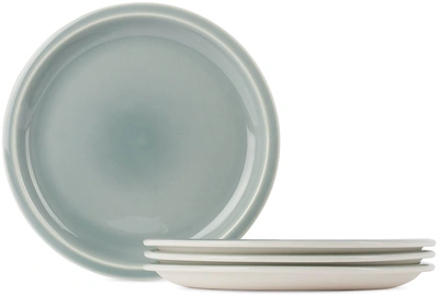 Jars Céramistes Gray Cantine Small Plate Set, 4 Pcs