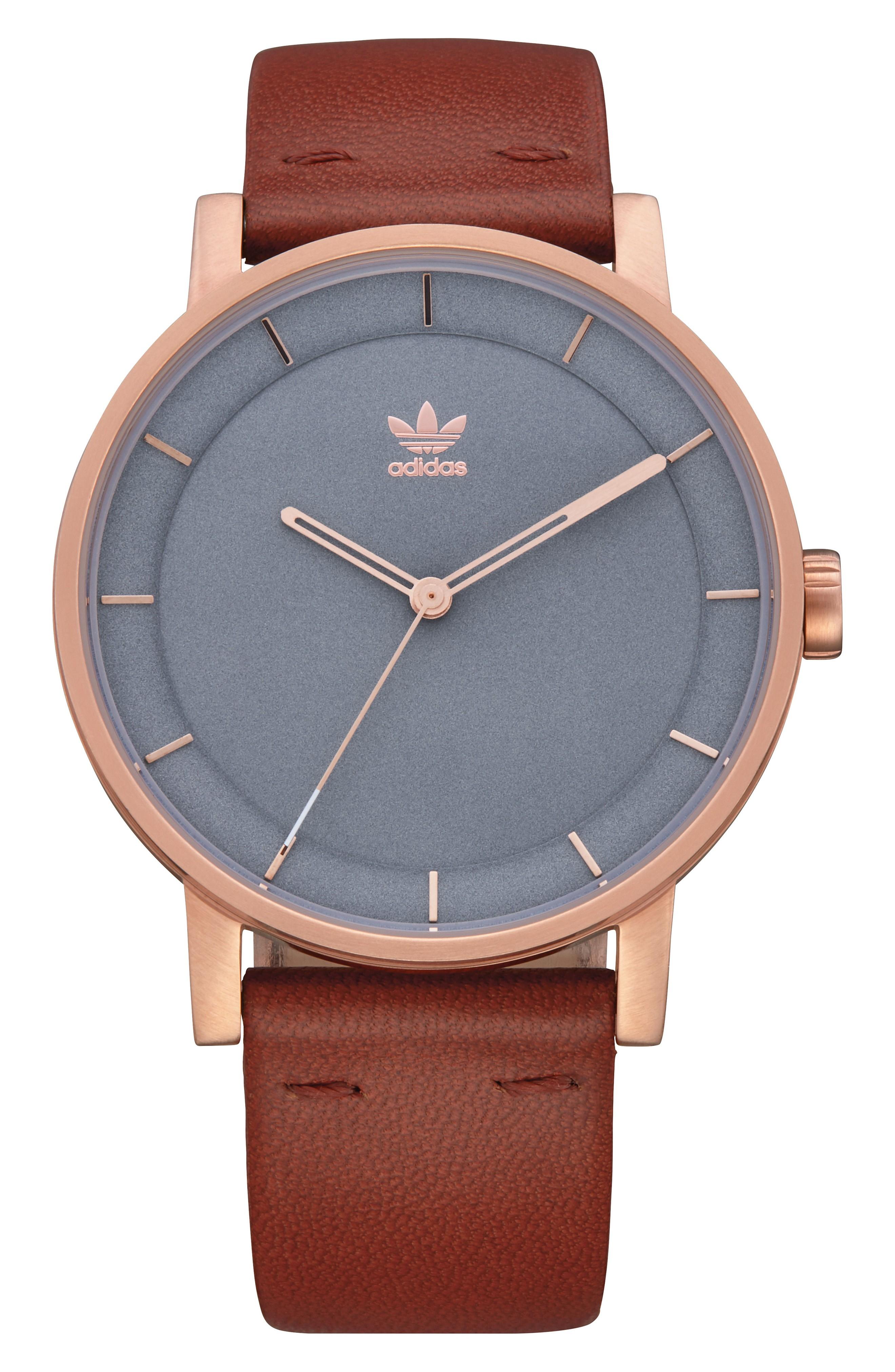 adidas rose gold watch