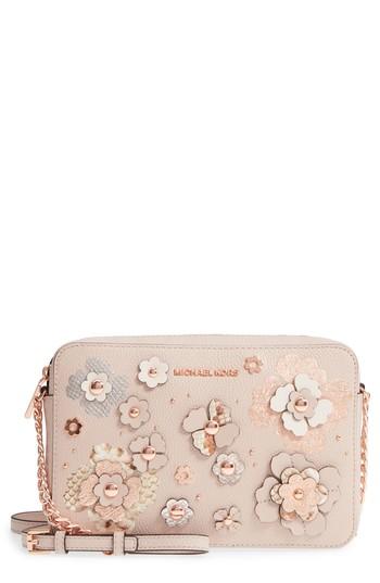 michael kors pink purse with flowers