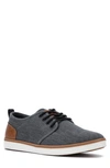 Reserve Footwear Atomix Twill Derby Sneaker In Dark Gray