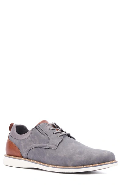 Reserve Footwear Vertigo Faux Leather Derby In Gray