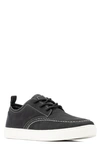 Reserve Footwear Kono Moc Toe Sneaker In Black
