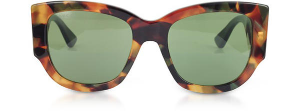 gucci oversize cat eye acetate sunglasses