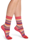 Paul Smith Felicity Rainbow Socks In Pink Multi