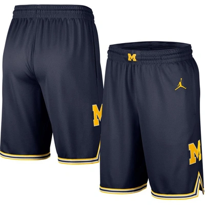 Jordan Brand Navy Michigan Wolverines Limited Basketball Shorts