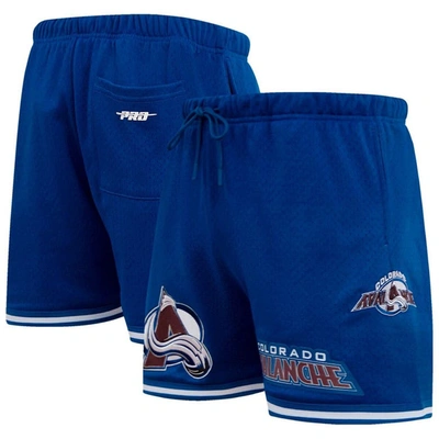 Pro Standard Blue Colorado Avalanche Classic Mesh Shorts