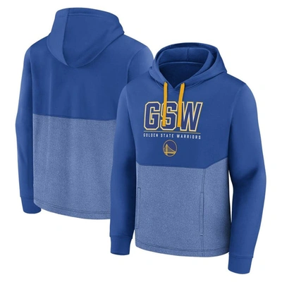 Fanatics Branded  Royal Golden State Warriors Successful Tri-blend Pullover Hoodie