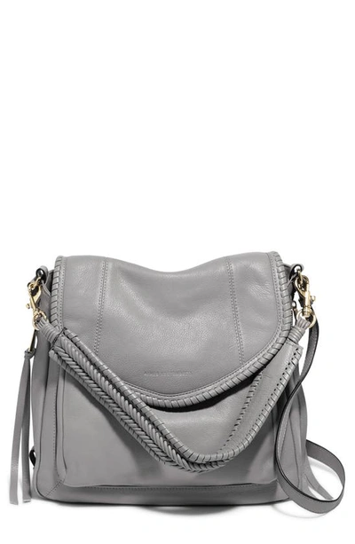 Aimee Kestenberg All For Love Convertible Leather Shoulder Bag In Cool Grey