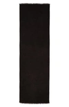 Akris Silk & Cashmere Blend Scarf In Black