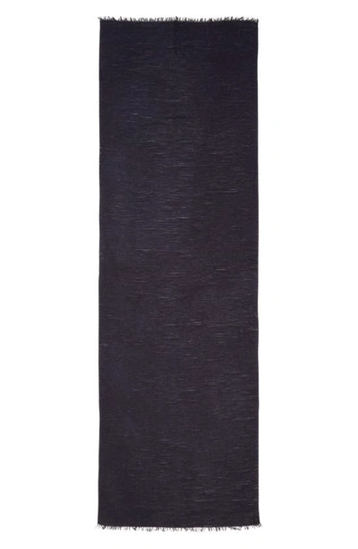 Akris Silk & Cashmere Blend Scarf In 079 Navy