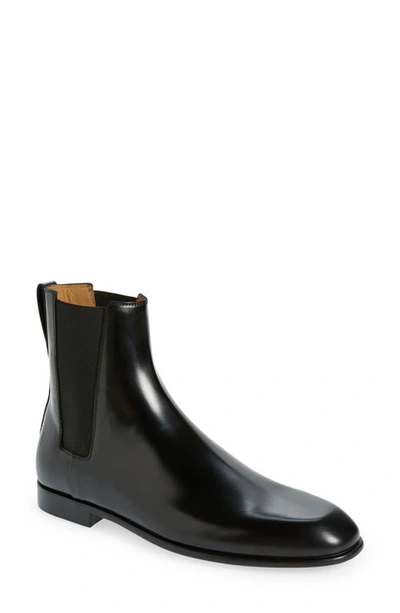 Ferragamo Fulton Chelsea Boot In Black