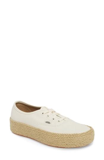 vans platform espadrille