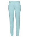 Yoon Woman Pants Sky Blue Size 8 Cotton, Elastane