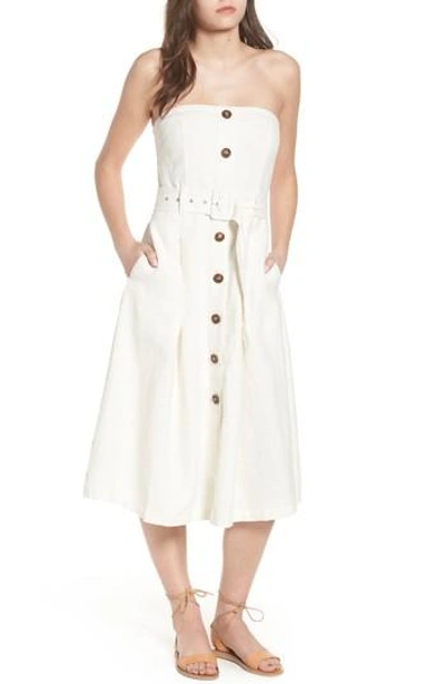 chinese dress ladies Moon River Linen Dress in Cream  Lili & Do