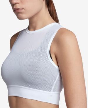 nike cropped running tank